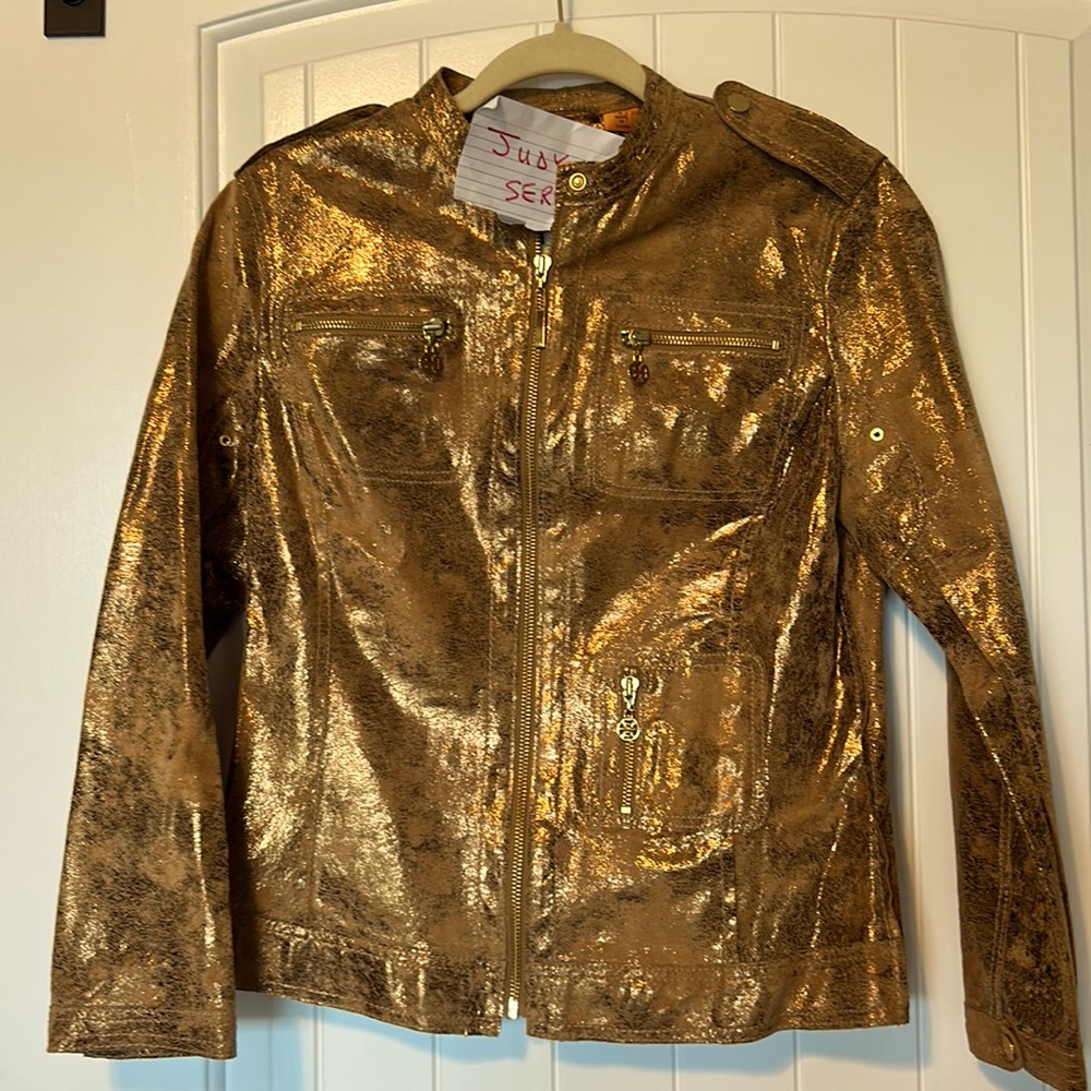 Tory Burch HTF leather jacket one if a kind!